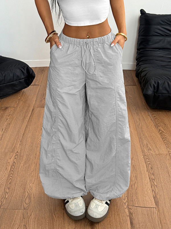 Pantalones rectos sencillos y casuales 