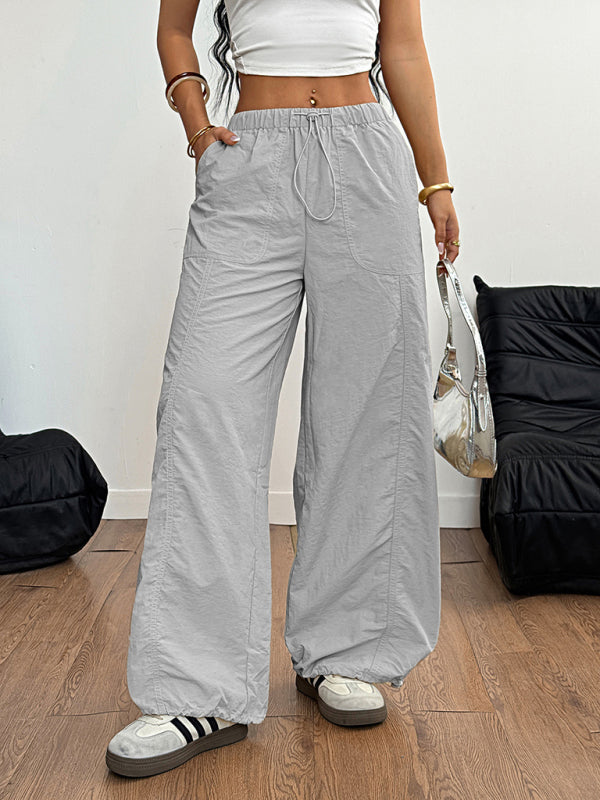 Pantalones rectos sencillos y casuales 